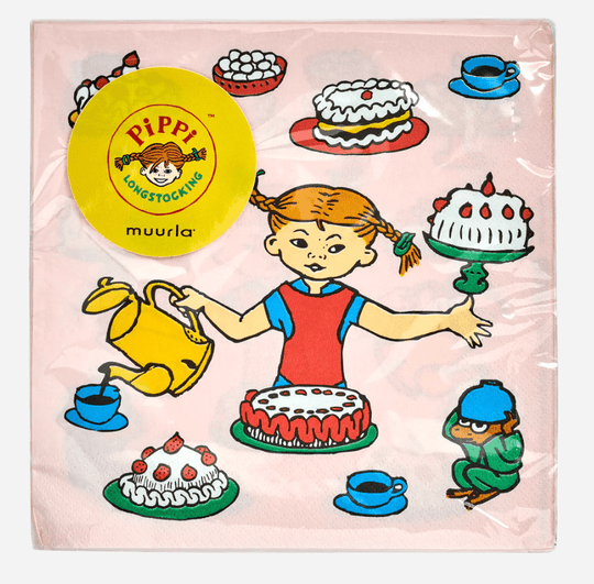 Servietter - Pippi Langstrømpe