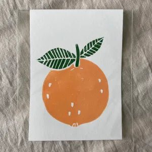 Appelsin mini tryk Krista Tolstrup - Filurfifi