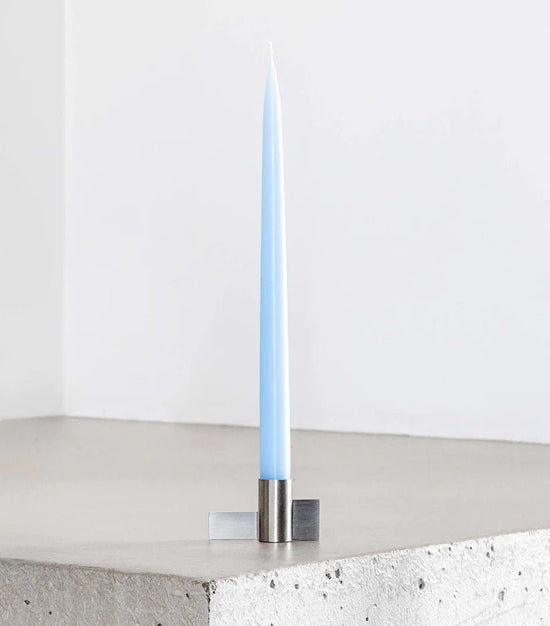 Icon Candlestick 01, børstet stål - Filurfifi