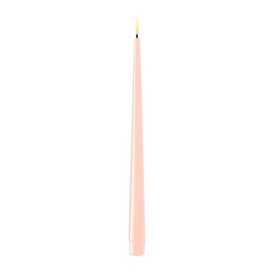 LED shiny lys 2 stk 28cm, light pink - Filurfifi