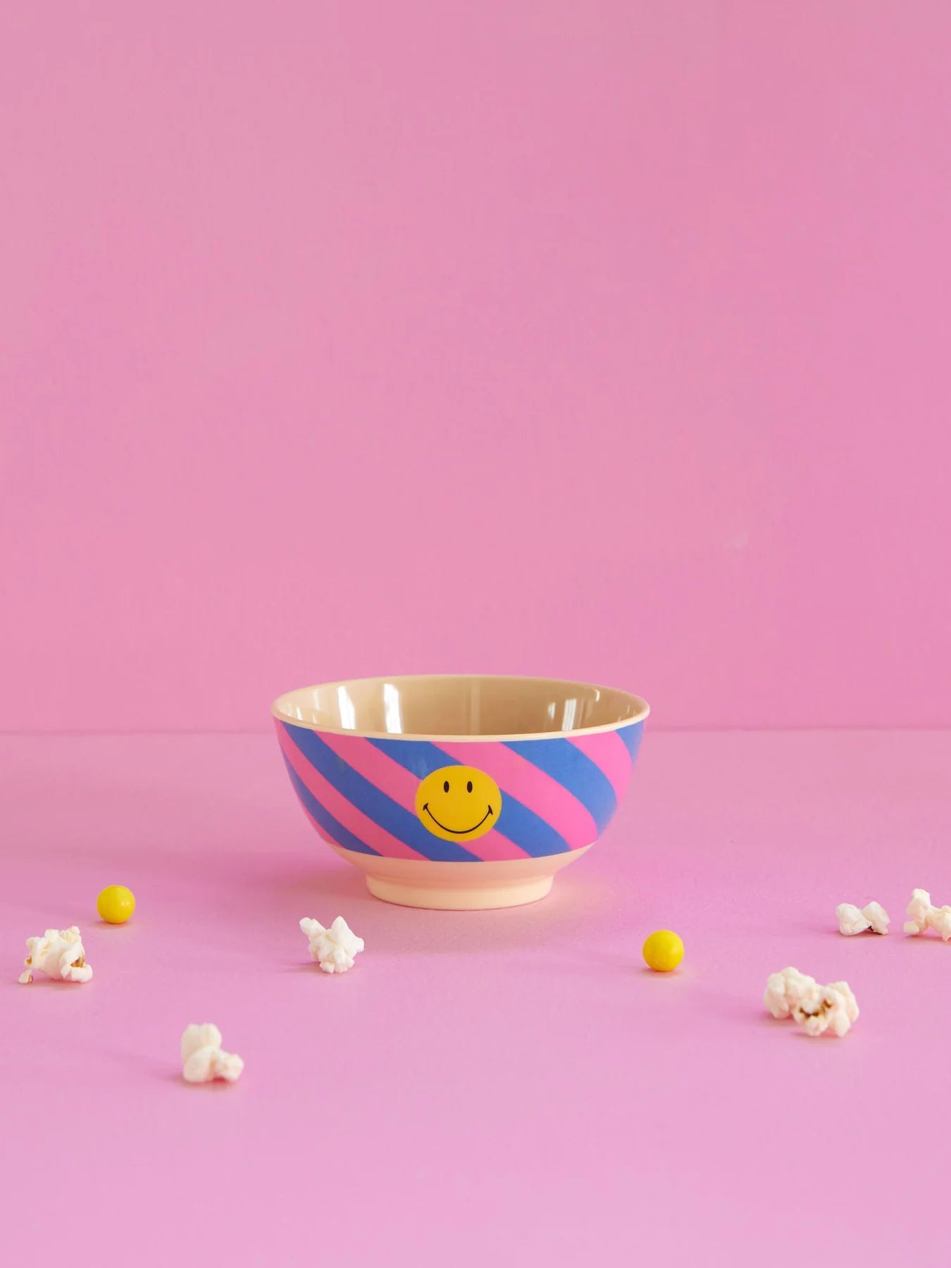 Mellem Melamin Skål - Multi - Smiley - Filurfifi