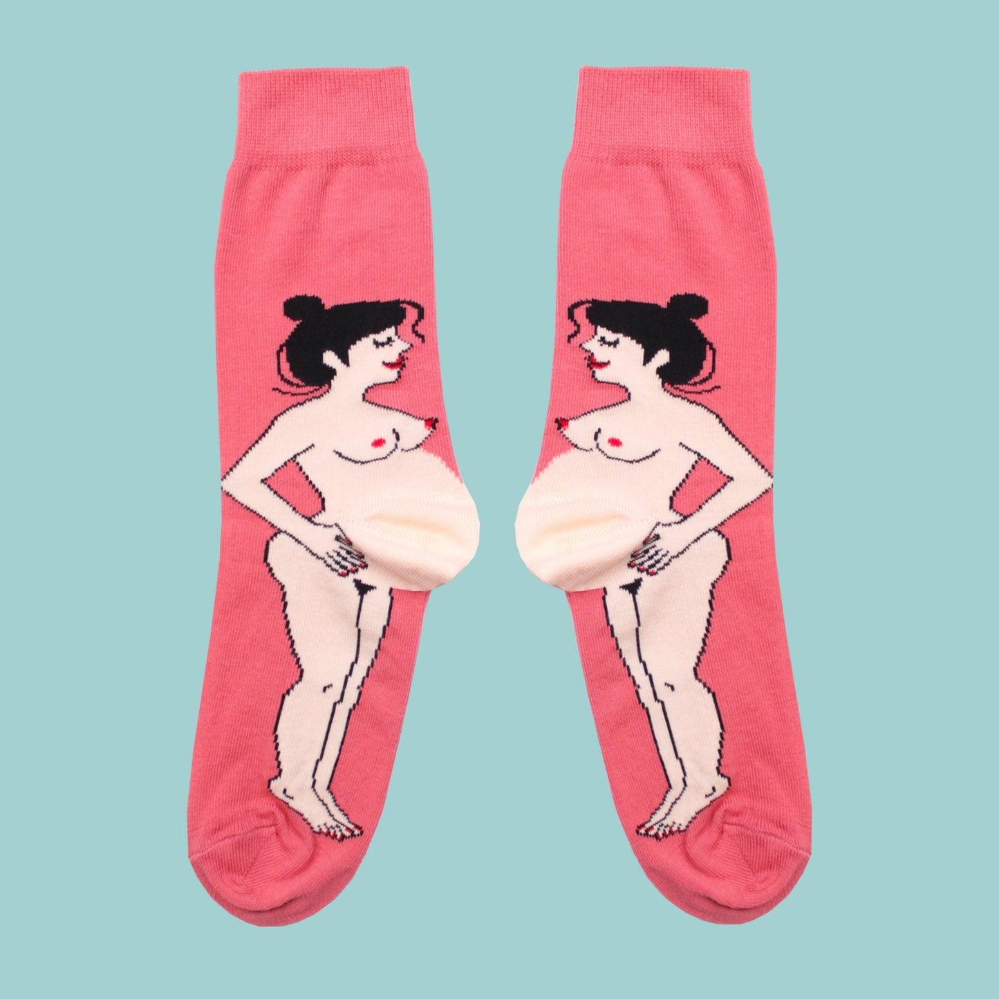 Pregnant Socks - White - Filurfifi