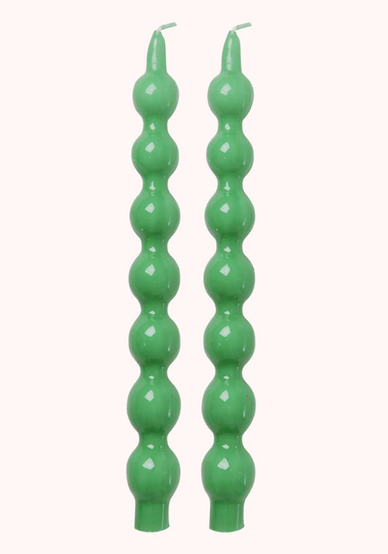 Stearinlys - Grøn - 2-pak - Filurfifi