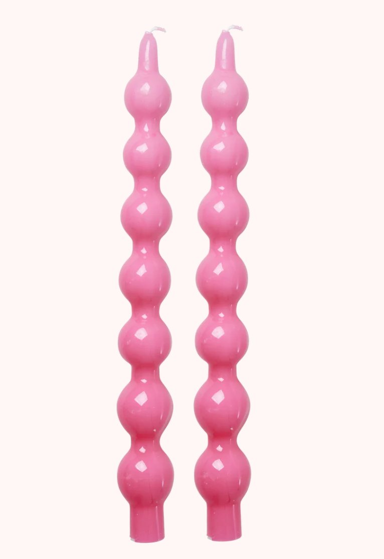 Stearinlys - Pink - 2-pak - Filurfifi