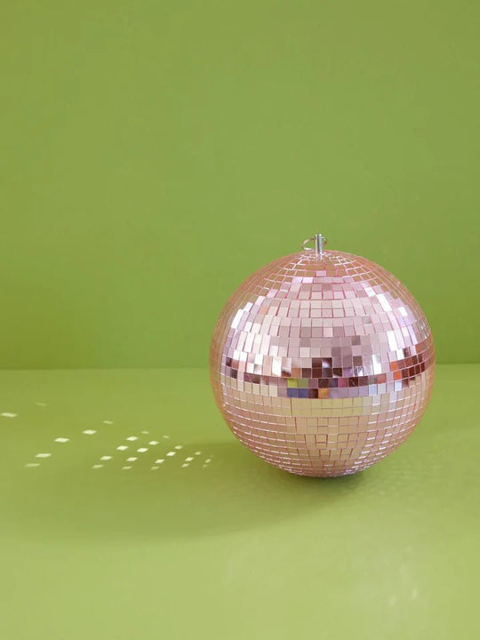 Stor Discokugle - Soft pink